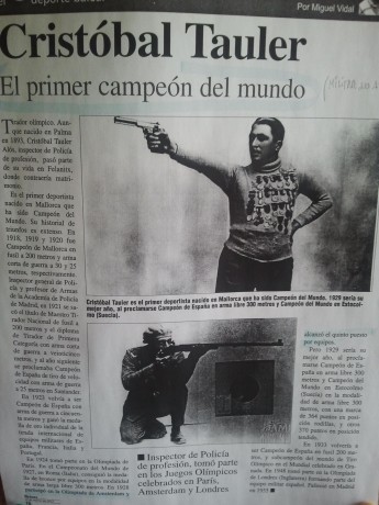Vendo carabina española Tauler calibre 22 long Rifle,poco se puede decir de ella pues es un trozo de nuestra 160