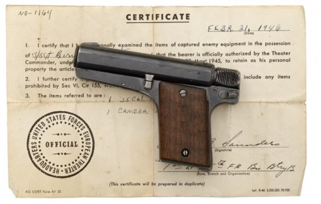 Hace unos días encontré por casualidad en una web extranjera un arma a la venta que hacía muchos años 60