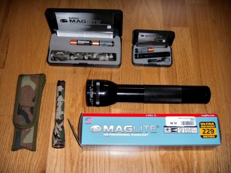 Vendo conjunto de linteras MagLite (MagLite 2D, Mini Maglite Camo x2 y Maglite Solitarie)

Maglite 2D, 02