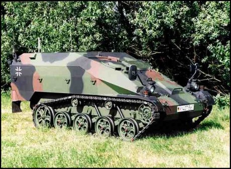 Esta es una nueva versión del popular vehículo ligero de cadenas Wiesel del ejercito alemán. Es el Wiesel 31