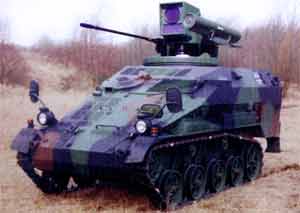 Esta es una nueva versión del popular vehículo ligero de cadenas Wiesel del ejercito alemán. Es el Wiesel 40