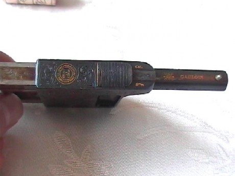  Arme de 8 ° catégorie libre  future catégorie  D. 

Pistola de bolsillo a percusión central, Le Gaulois 00