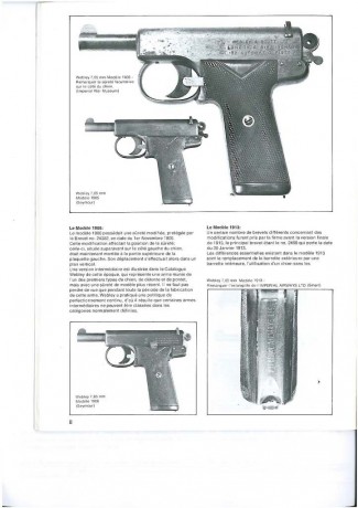 He aquí curioso y vieja pistola automática Webley&Scott modelo 1905 en calibre 7,65 mm, cargador 7 30