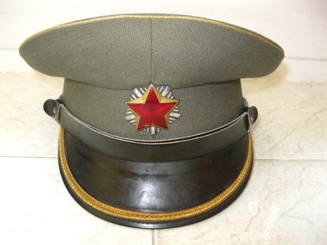 Hola.
Pongo a la venta este lote perteneciente a un oficial de la antigua yugoslavia.
-Gorra de plato 01