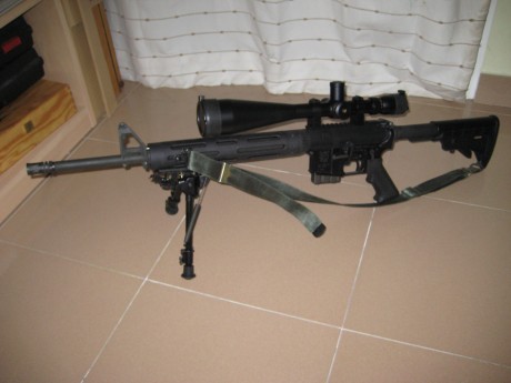 Pues eso, cambio mi Ar15 marca OLIMPIC cañón pesado y con un montón de accesorios ( gatillo ajustable 80