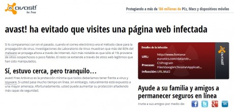 Hola, al entrar en esta pagina el antivirus ha detectado un troyano, entiendo que este tipo de paginas 50