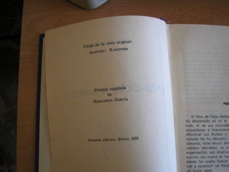 vendo 3 libros:
 a1010015.JPG 
este 15€ 

tambien vendo este, atencion hombres k, esta muy bien para tener 10