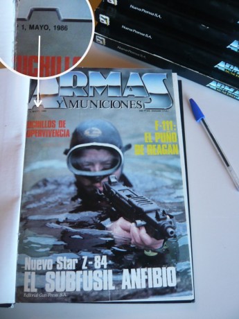 En venta tomos de la publicación Armas y Municiónes son unas 65 revistas... osea sus primeros 4 años más 00