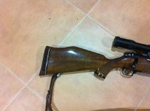 Hola compañeros de foro, ha llegado a mi por casualidad un rifle Weatherby Mark-V en calibre 340 Weatherby, 80
