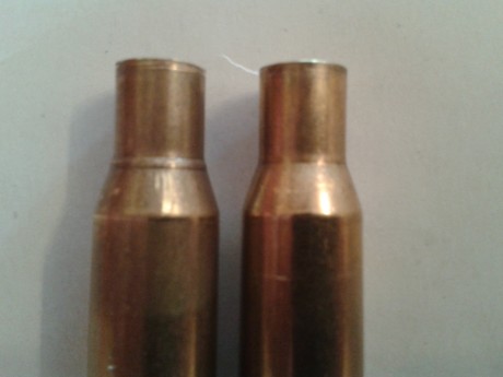 Hola a todos. Recargo el 7,62x54R y me pasa lo siguiente: con vainas S&B la vaina me sale rayada pero 00