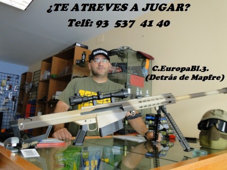 Hola!
Estoy mirando para comprarme un Sniper de airsoft, llevo ya mucho tiempo tirando con carabinas de 110