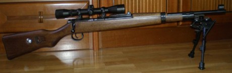 Bueno poseo una carabina .22 lr Norinco copia de un K 98 y quería ponerle un bipode tipo harris plegable 100
