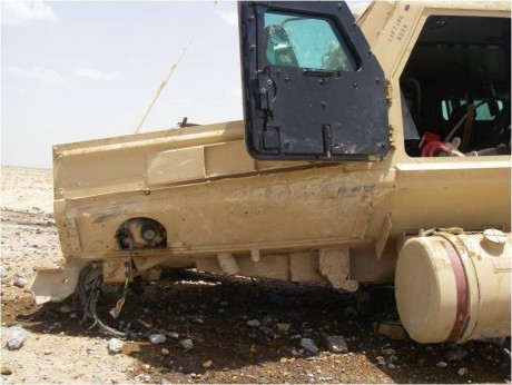 Aquí tenéis estas espectaculares imágenes de un vehículo MRAP del ejército americano en Afganistán que 10