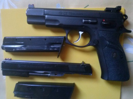 Pues hay una cz75b
Tiene 5 años
Poco uso
22 y 9mm
Quiere 850
Tengo la mano grande
Quiero precisió y probar 20