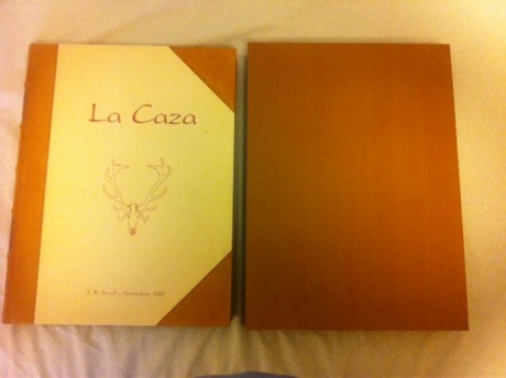 Libro de edición limitada a 250 unidades, numerados, con 10 laminas firmadas por el autor. 

Precio 2.500€. 00