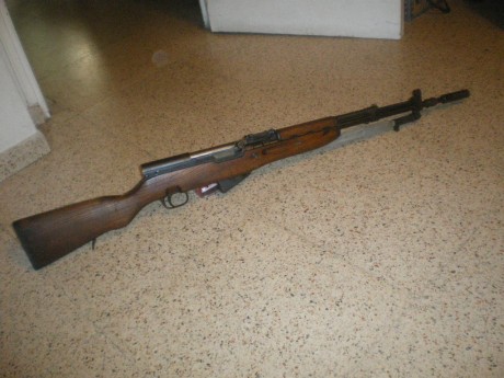 Vendo fusil Yugoslavo inutilizado con balloneta incorporada muy bien conservado certificado estrangero 01