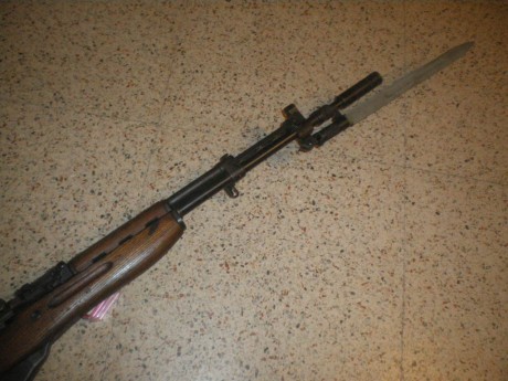 Vendo fusil Yugoslavo inutilizado con balloneta incorporada muy bien conservado certificado estrangero 00