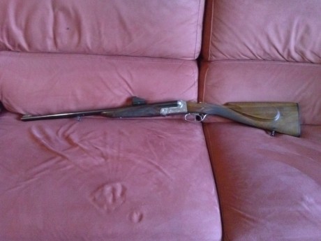 Vendo express paralelo Eric Mathelon calibre 9,3x74 R. Dos disparadores y extractor, cañones de 57 cm. 92