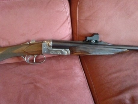 Vendo express paralelo Eric Mathelon calibre 9,3x74 R. Dos disparadores y extractor, cañones de 57 cm. 90