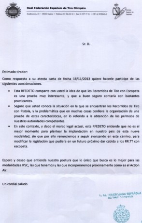 Hola querria preguntar donde poder realizar recorridos IPSC con escopeta tactica, en Valencia,
existe 30
