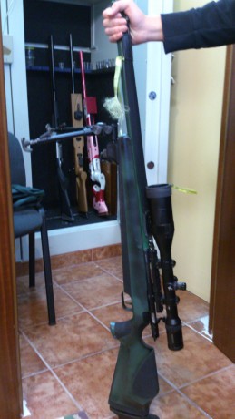 Rifle anchutz 222 utilizado únicamente para pruebas de balistica forense con menos de 100 disparos realizados. 02