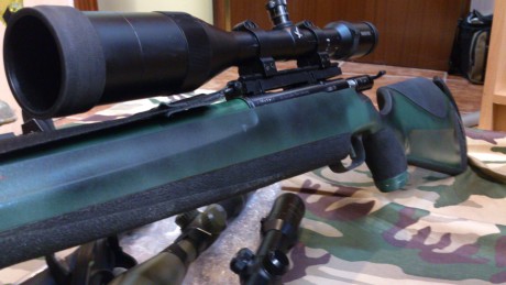 Rifle anchutz 222 utilizado únicamente para pruebas de balistica forense con menos de 100 disparos realizados. 01