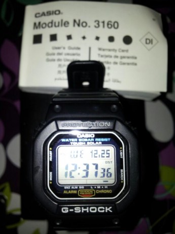 Vendo Casio G-Shock G5600e solar, no necesita pilas y sumergible 200m.
 Está usado pero en perfecto estado. 01