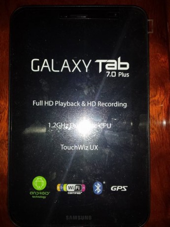 Vendo tablet Samsung Galaxy plus 16G sin apenas uso se compro para el trabajo pero no se llego a usar, 01