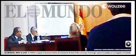 1. Guardia pretoriana de 200 policías que ha costado 20.000 euros.

2. Bajada de la rampa en coche por 120