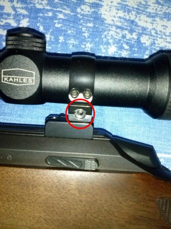 Hola :
 El otro día limpiando el rifle, me di cuenta que faltaban uno o dos tornillos en la zona del dibujo 00
