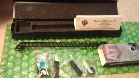 Vendo este heatshield de ATi modelo deluxe v block ghost ring sight. Con dos pequeños carriles  21mm weaber.para 02