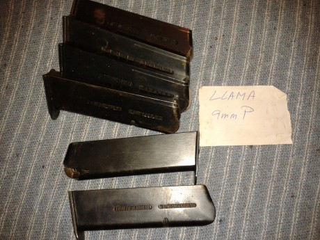 Hola, tengo varios cargadores para vender, pero no sé a qué pistola pertenecen, de algunos creo saber 00