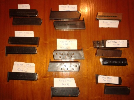 Vendo estos cargadores, en una de las fotos está la lista de precios.
Sólo me quedan:
Uno de la Star DKL, 01