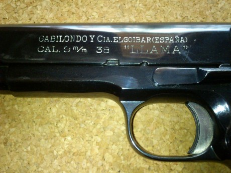 Por favor solicito toda la informacion que sobre la pistola Llama modelo MILITARY AND POLICE calibre 9 72