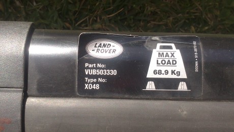 Hola compañeros, vendo las barras de un ranger rover sport, están en muy buen uso, añado su funda correspondiente 00