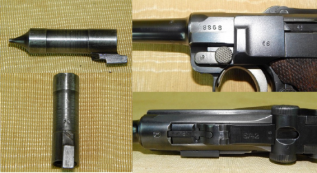 Hola a todos, os presento por fin mi primera P 08! 
Se trata de una Mauser S/42 " codigo G", 31