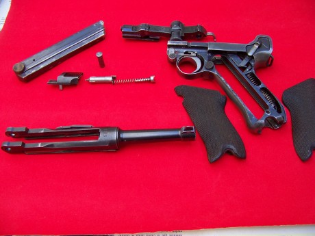 Hola a todos, os presento por fin mi primera P 08! 
Se trata de una Mauser S/42 " codigo G", 40