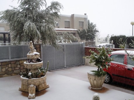 No e visto nevar tanto a nivel del mar hace 20 años... 00