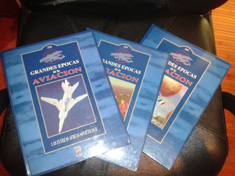 Hola. Vendo la enciclopedia Grandes Epocas de la Aviación. 40 volúmenes. Completa. Nueva,en perfecto estado. 01