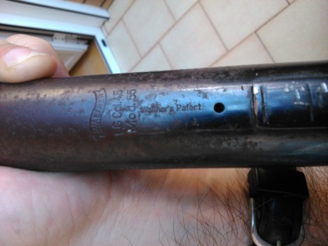 Hola, recientemente ha caído en mis manos una carabina de aire comprimido Walther LG55, he encontrado 02