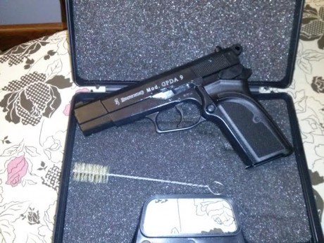 Buenas tardes, vendo una Browning gpda9, detonadora, totalmente nueva, nunca se ha disparado, siempre 01
