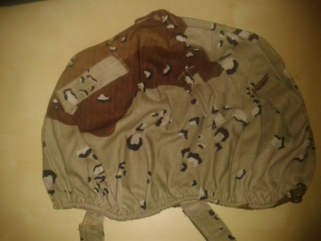 VENDO FUNDA DE CASCO MARTE EN CAMUFLAJE ARIDO 6 COLORES DE TEJIDO ANTIDESGARRO RIPSTOP EN TALLA MEDIANA 00