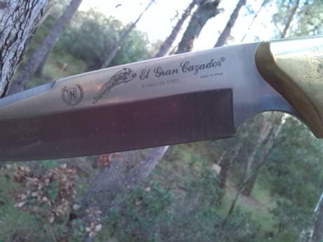 Tenía muchas ganas de presentar este viejo cuchillo de la marca española Nieto, el modelo “El Gran Cazador” 00