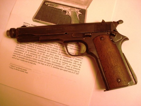 Hace unos días encontré por casualidad en una web extranjera un arma a la venta que hacía muchos años 11