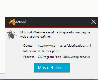 BICHOS ???
pues es que ya me ha pasado,al menos en cinco ocasiones (no consecutivas),que al entrar en 100