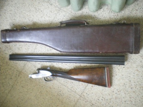 Vendo Escopeta Paralela Union Armera (Grulla) modelo 213 calibre 12, Expulsora, Gatillo Articulado, salida 01