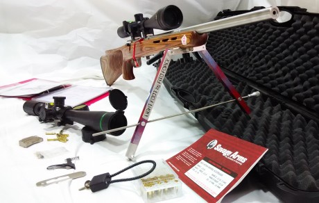 Vendo lo siguiente:

 * Carabina de Cerrojo Savage Mark II BTVS (Cañon pesado de  ACERO INOXIDABLE ) 
https://www.savagearms.com/firearms/model/MARKIIBTVS