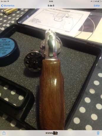 Vendo revolver Alfa 620E cromado de 2 pulgadas y cal. 6 mm flobert guiado en AE está completamente nuevo 10