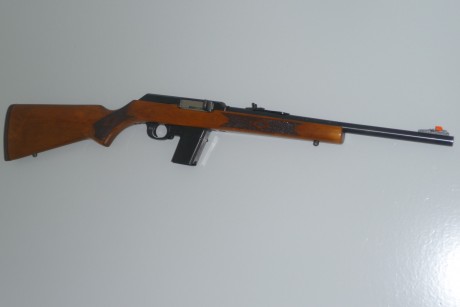 Hola.
Pongo a la venta una carabina del 9 mm Parabellum  Marlin Camp. La carabina es de un compañero y 02
