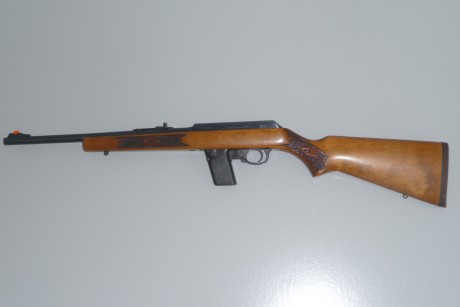 Hola.
Pongo a la venta una carabina del 9 mm Parabellum  Marlin Camp. La carabina es de un compañero y 01
